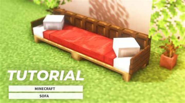 Minecraft how to make a couch