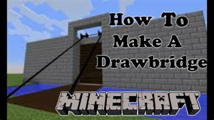 Minecraft how to make a drawbridge