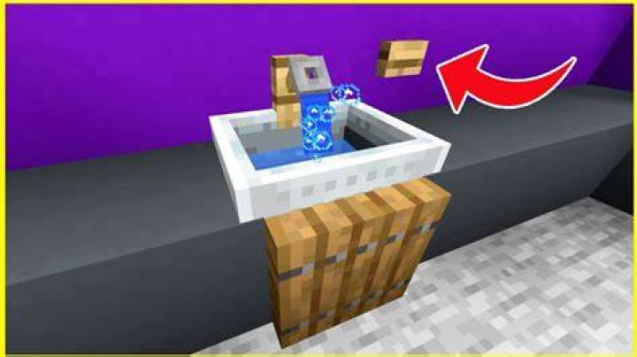 Minecraft how to make a sink