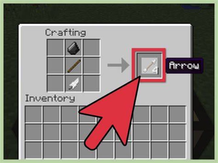 Minecraft how to make an arrow