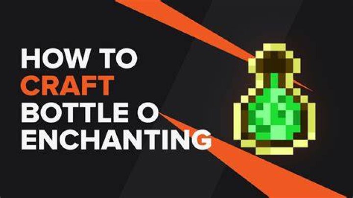 Minecraft how to make enchanting bottle