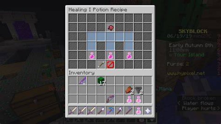Minecraft how to make health potions