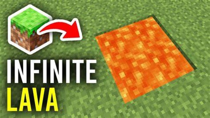 Minecraft how to make infinite lava