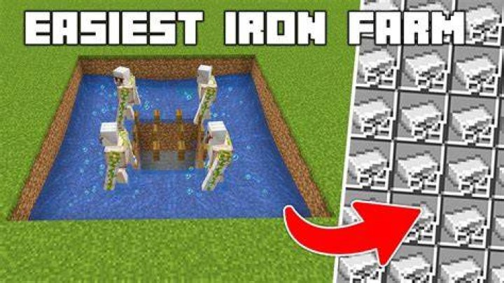Minecraft how to make iron farm