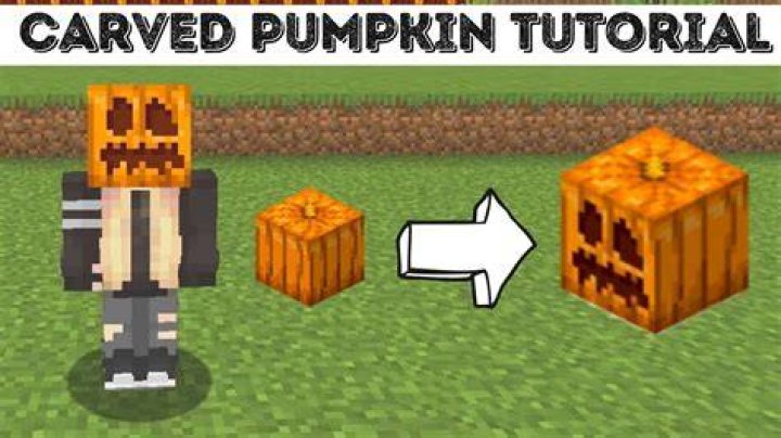 Minecraft how to make pumpkin head