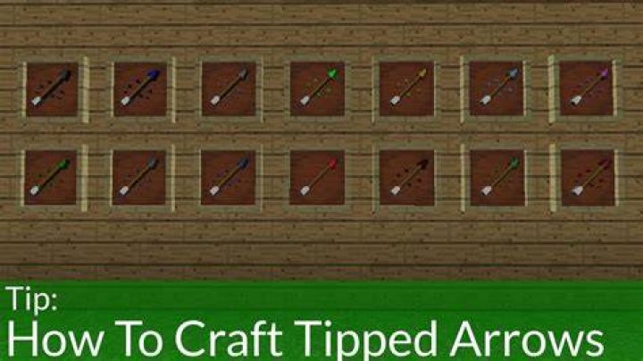 Minecraft how to make tipped arrows