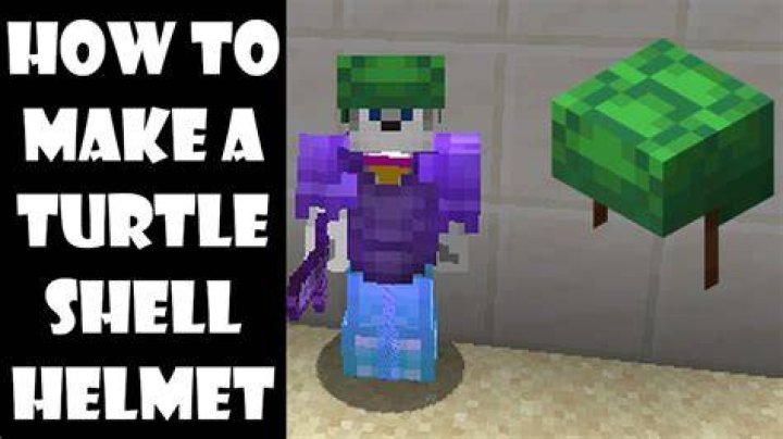 Minecraft how to make turtle helmet