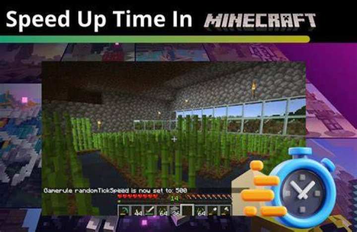 Minecraft how to speed up time