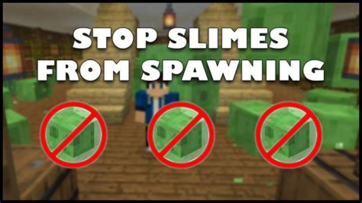 Minecraft how to stop slimes from spawning