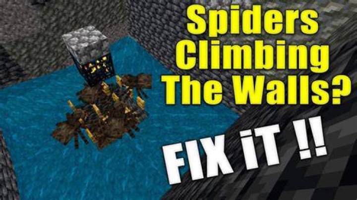 Minecraft how to stop spiders from climbing