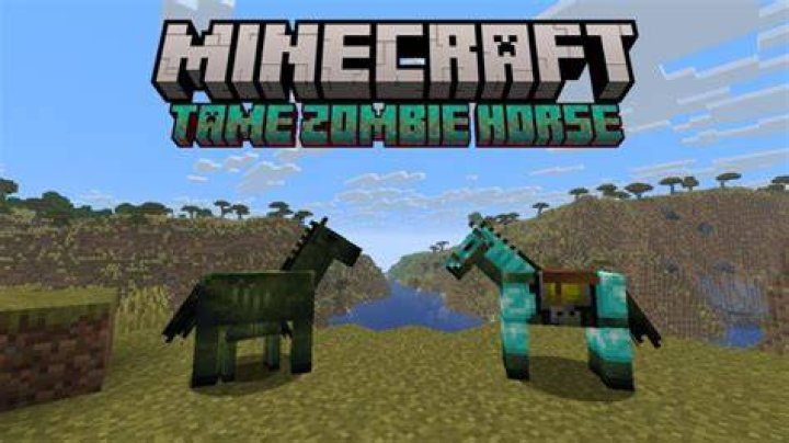 Minecraft how to tame a zombie horse