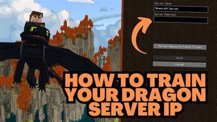 Minecraft how to train your dragon server