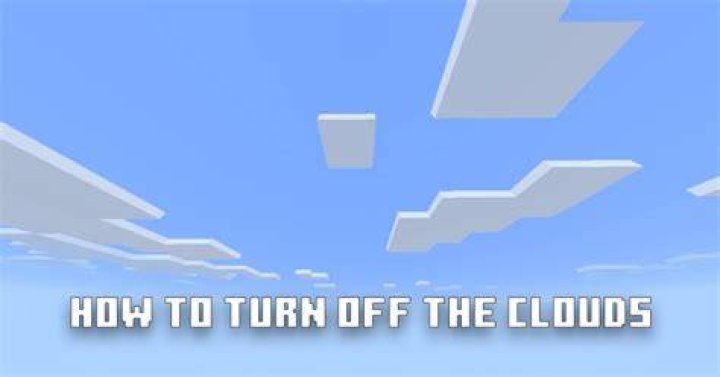 Minecraft how to turn off clouds