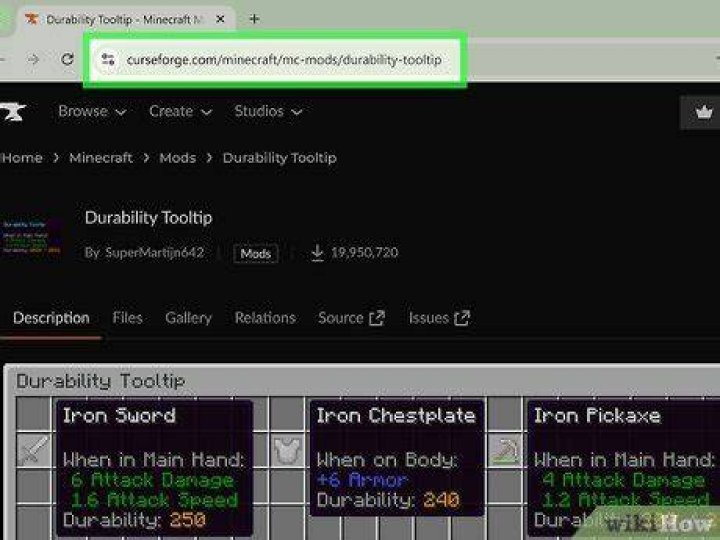 Minecraft how to turn on durability