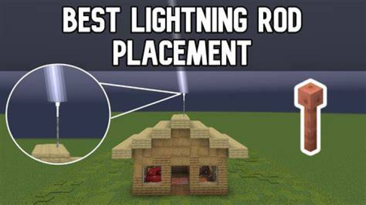 Minecraft how to use lightning rod