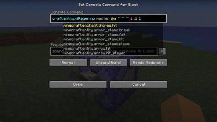 Minecraft how to use /playsound