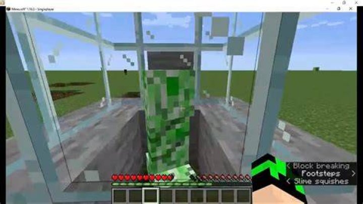 Minecraft what blocks can mobs see through