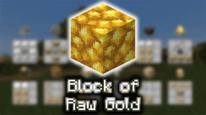 Minecraft what to do with gold