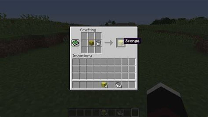 Recipe how to make sponge in minecraft