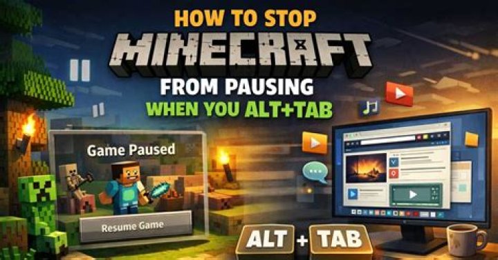 Stop minecraft from pausing when alt tab