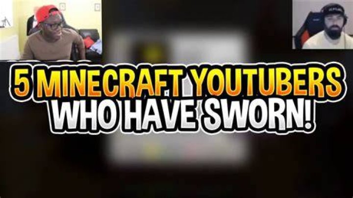 Top ten minecraft youtubers who have sworn