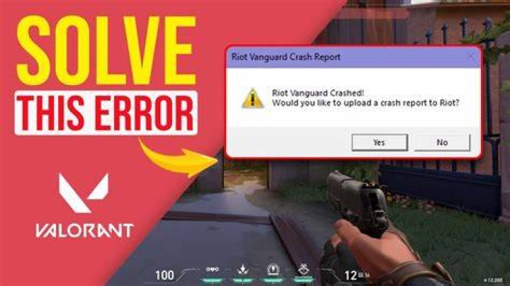 Valorant crashes when game starts