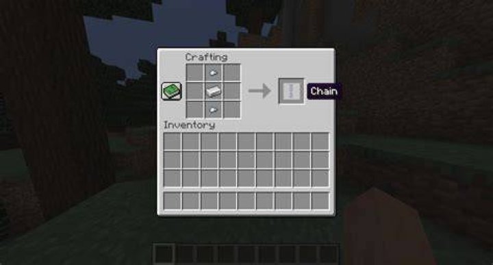 What are chains used for in minecraft