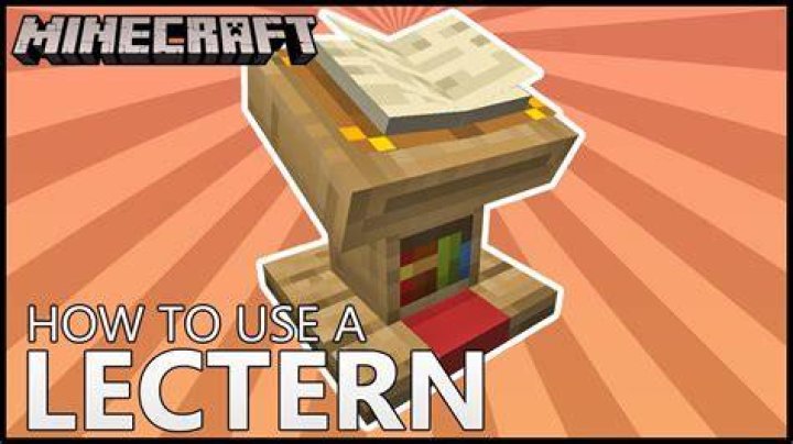 What are lecterns used for in minecraft