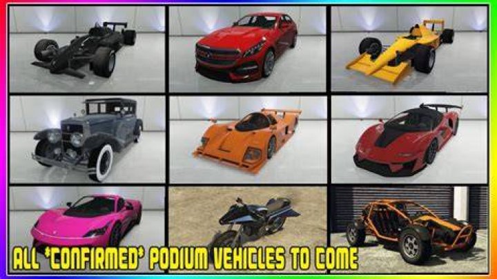 What car is on the podium gta 5
