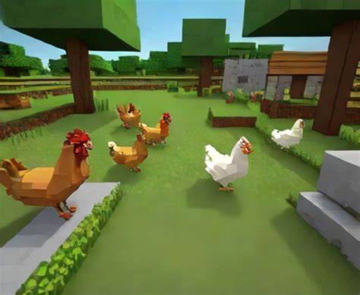 What do chickens follow in minecraft