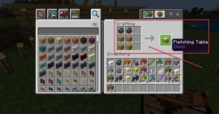 What do fletching tables do in minecraft