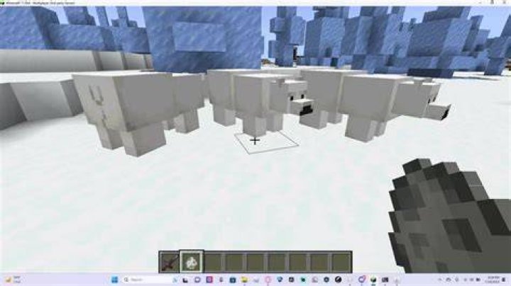 What do polar bears drop in minecraft