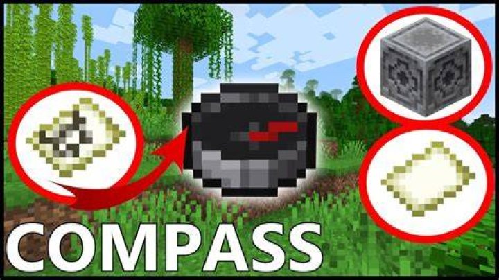 What does a compass do in minecraft