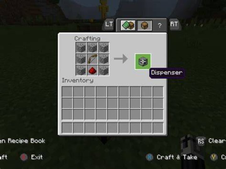 What does a dispenser do in minecraft