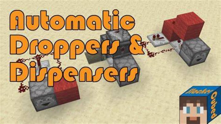 What does a dropper do in minecraft