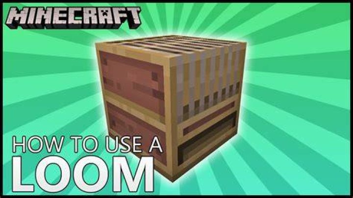 What does a loom do in minecraft