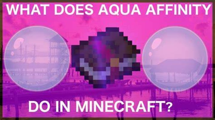 What does aqua infinity do in minecraft