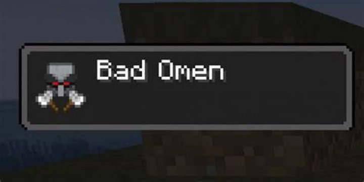 What does bad omen do minecraft