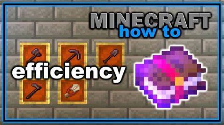 What does efficiency 1 do in minecraft