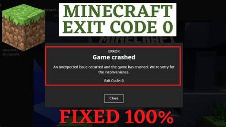 What does exit code 0 mean minecraft