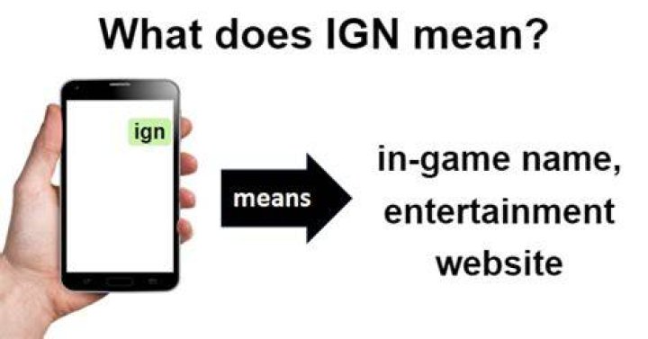 What does ign mean in minecraft