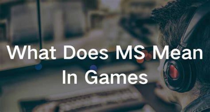 What does ms mean in minecraft