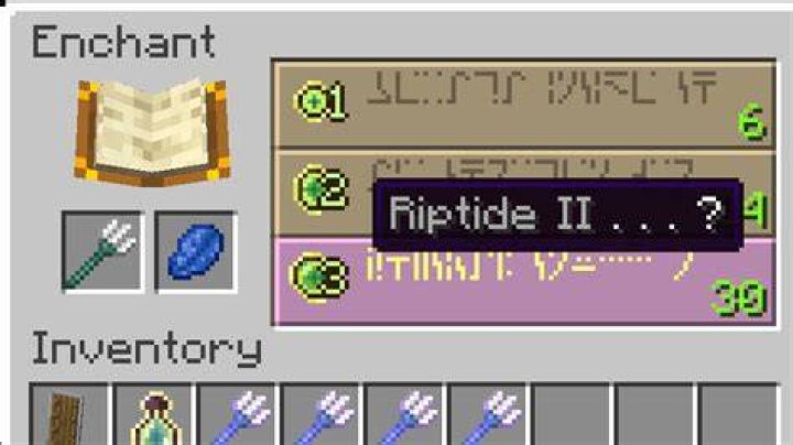 What does riptide enchantment do in minecraft