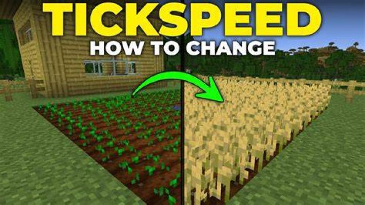 What does tick speed do in minecraft