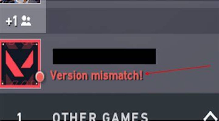 What does version mismatch mean in valorant
