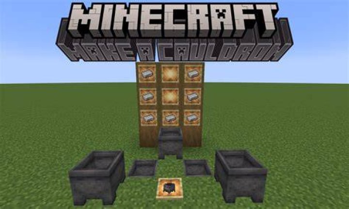 What is a cauldron in minecraft