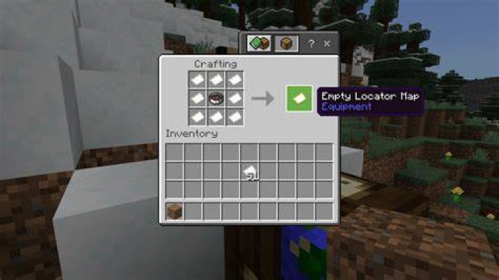 What is a locator map in minecraft