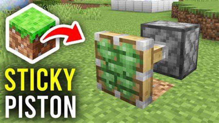 What is a sticky piston in minecraft