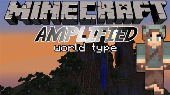 What is amplified world type in minecraft