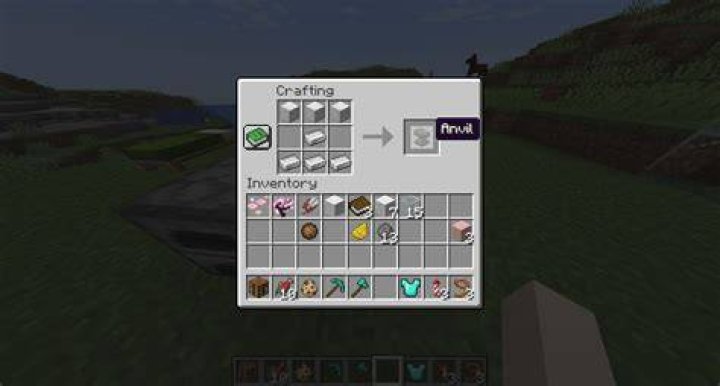 What is an anvil in minecraft